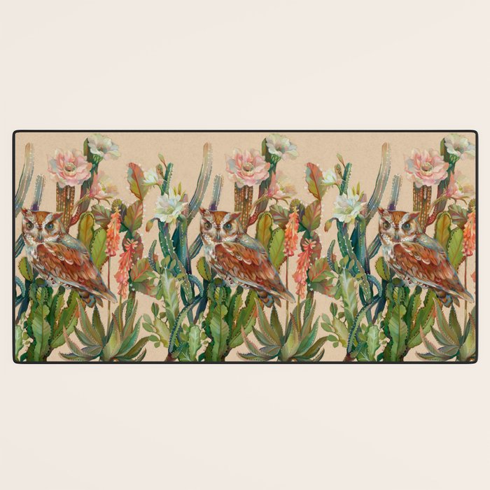 Desert Owl Desk Mat Gallery Image 3