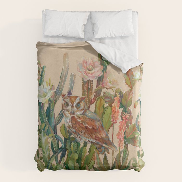 Desert Owl Duvet Cover Gallery Image 1