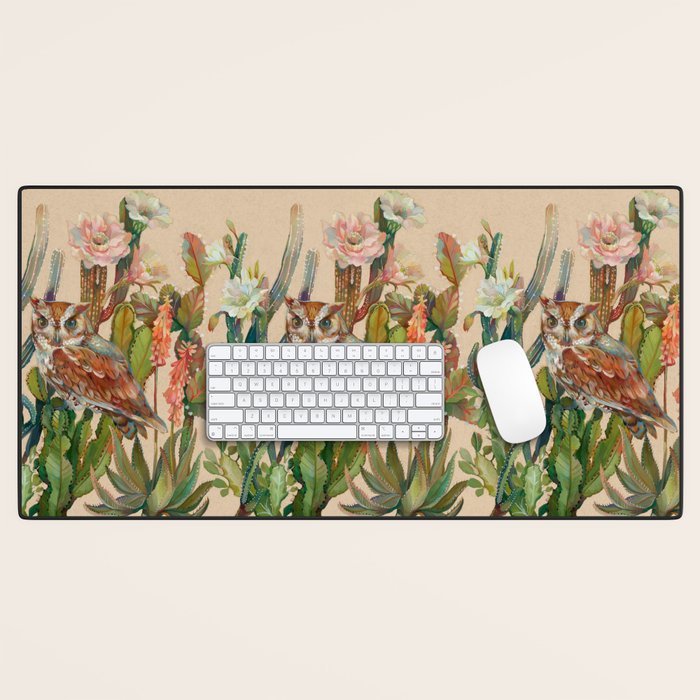 Desert Owl Desk Mat Gallery Image 1