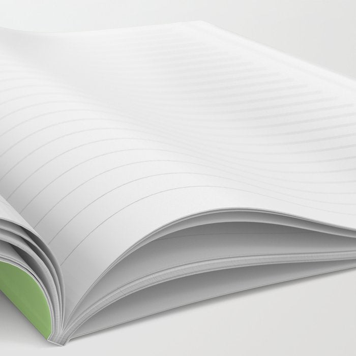 Yin Yang Checker in Green and White Notebook Gallery Image 2