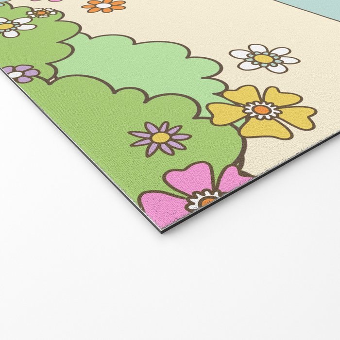 retro hippie boho print  Welcome Mat Gallery Image 2