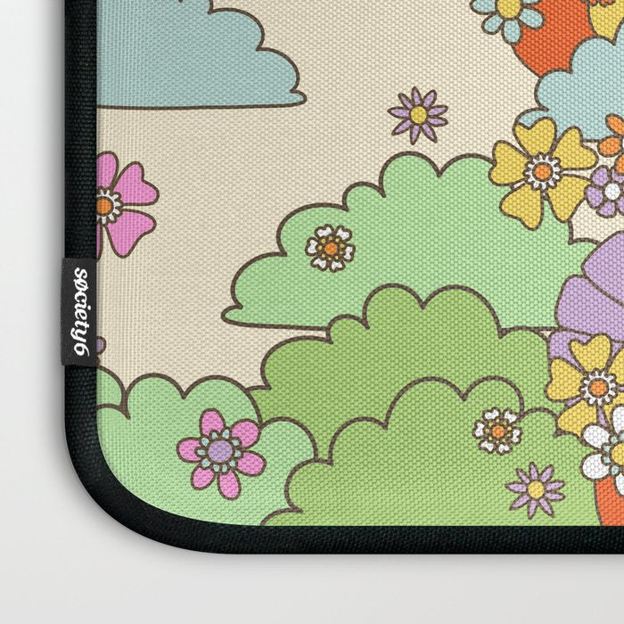retro hippie boho print  Laptop Sleeve Gallery Image 3