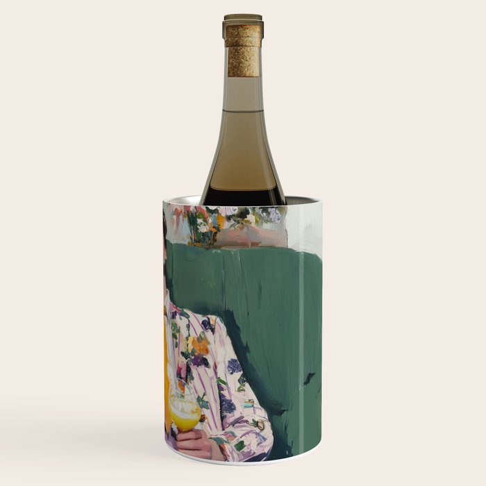 Dreaming in Floral Silence Wine Chiller Gallery Image 3