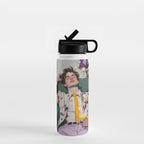 Dreaming in Floral Silence Water Bottle Gallery Image 1