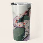 Dreaming in Floral Silence Travel Mug Gallery Image 3