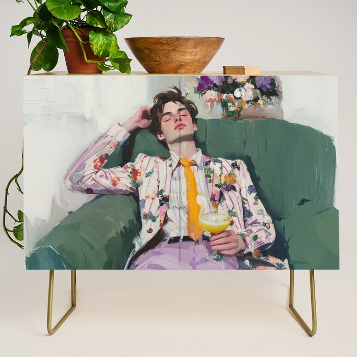 Dreaming in Floral Silence Credenza Gallery Image 1