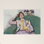 Dreaming in Floral Silence Welcome Mat Gallery Image 1