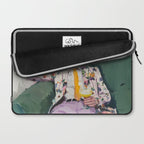 Dreaming in Floral Silence Laptop Sleeve Gallery Image 2