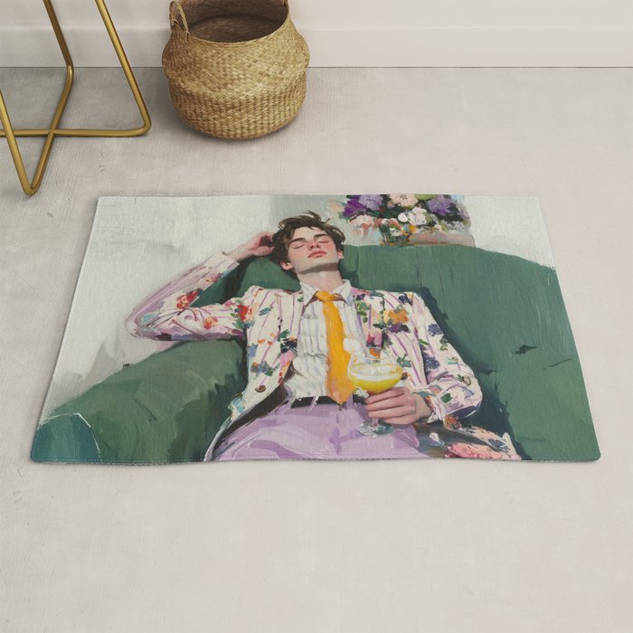 Dreaming in Floral Silence Rug Gallery Image 1