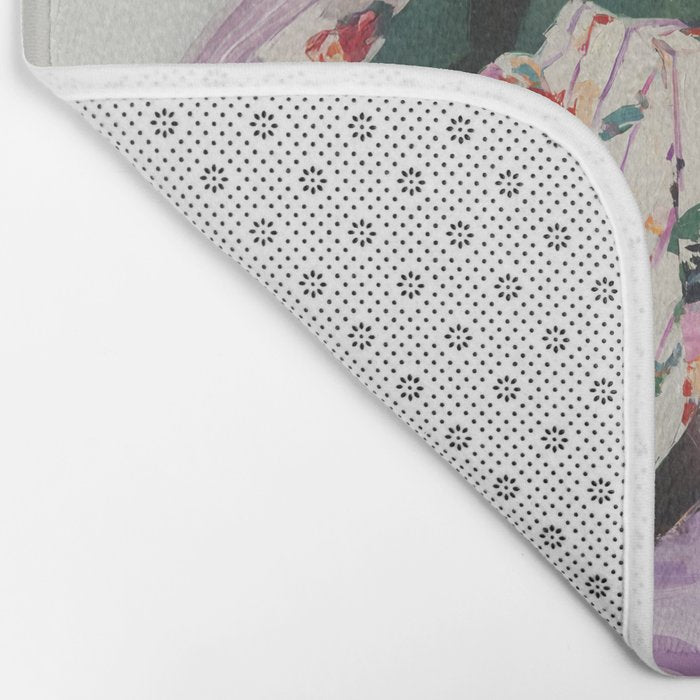 Dreaming in Floral Silence Bath Mat Gallery Image 2