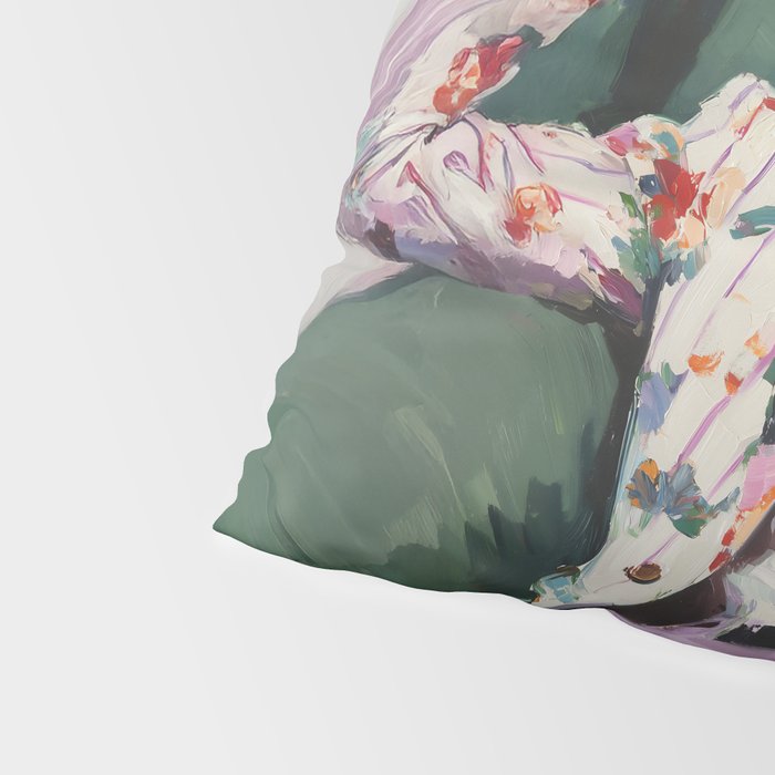 Dreaming in Floral Silence Pillow Sham Gallery Image 4