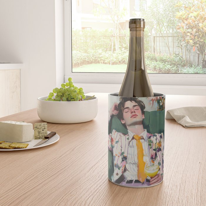 Dreaming in Floral Silence Wine Chiller Gallery Image 4