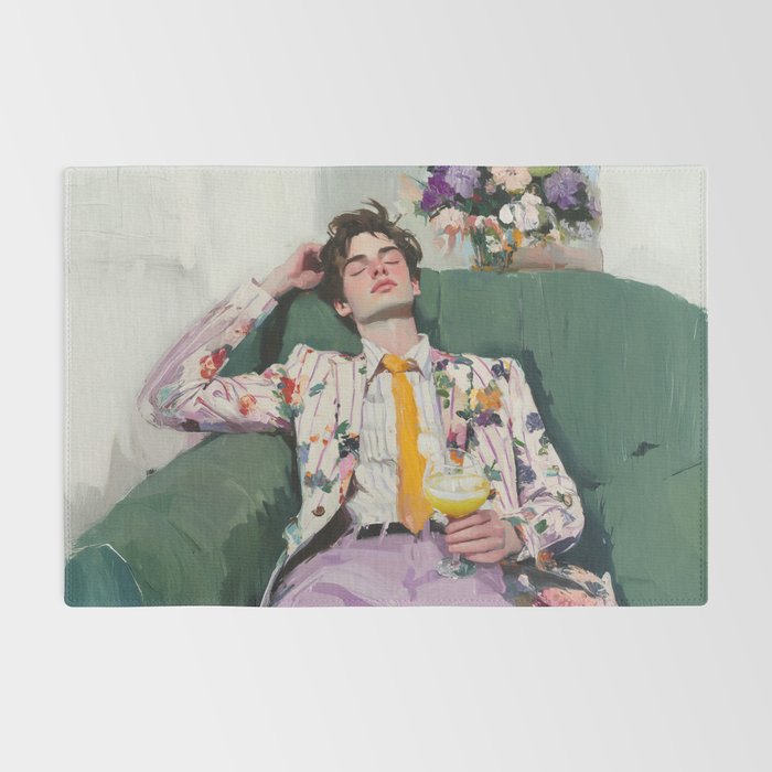 Dreaming in Floral Silence Rug Gallery Image 2