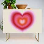 pink love heart Credenza Gallery Image 1