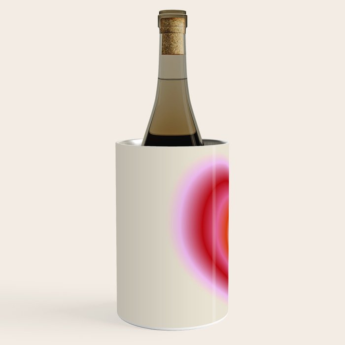pink love heart Wine Chiller Gallery Image 2