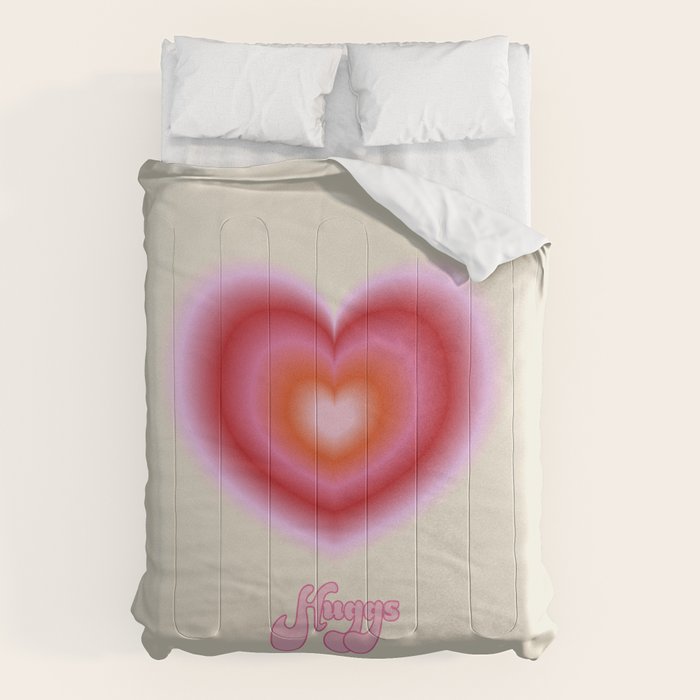 pink love heart Comforter Gallery Image 1