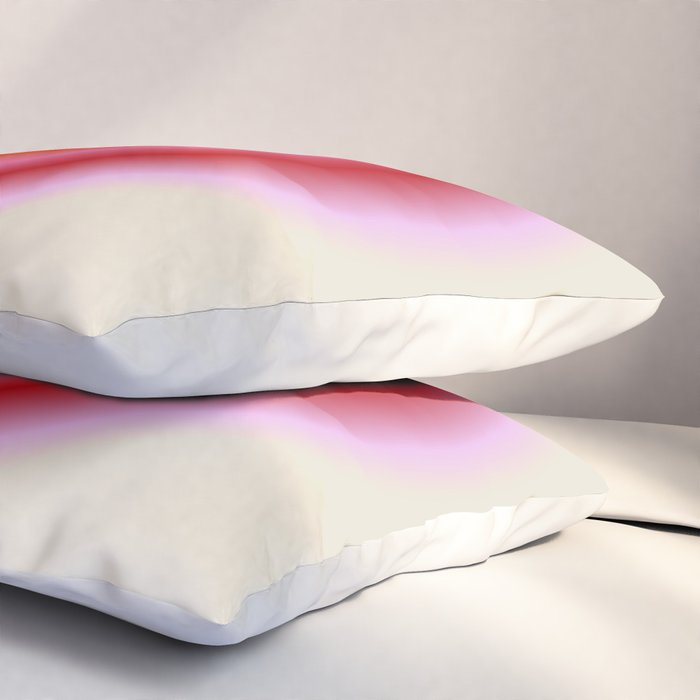 pink love heart Pillow Sham Gallery Image 3