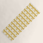 Vintage Bows VIII Yellow Yoga Mat Gallery Image 1