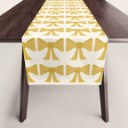 Vintage Bows VIII Yellow Table Runner Gallery Image 1