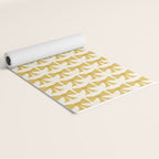 Vintage Bows VIII Yellow Yoga Mat Gallery Image 2