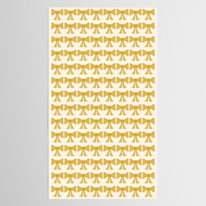 Vintage Bows VIII Yellow Tablecloth Gallery Image 2