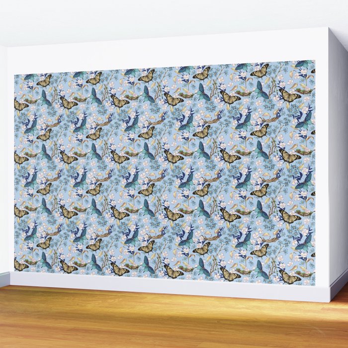 Springtime Flutter Bliss Wall Mural Gallery Image 2