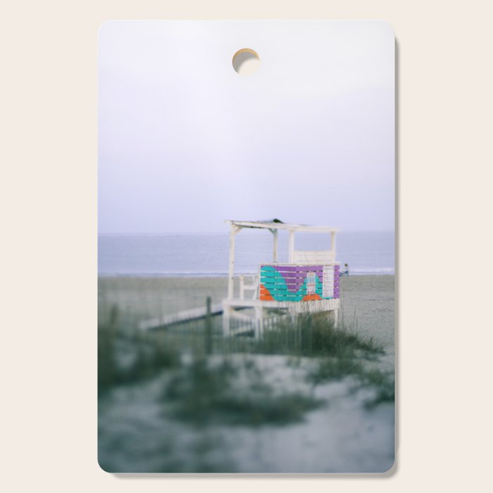 Colorful Lifeguard Stand Cutting Board Gallery Image 1