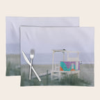 Colorful Lifeguard Stand Placemat Gallery Image 1