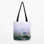 Colorful Lifeguard Stand Tote Bag Gallery Image 2