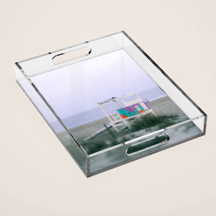 Colorful Lifeguard Stand Acrylic Tray Gallery Image 1