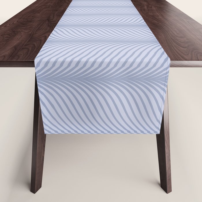 Elysian XI Sky Blue Table Runner Gallery Image 1