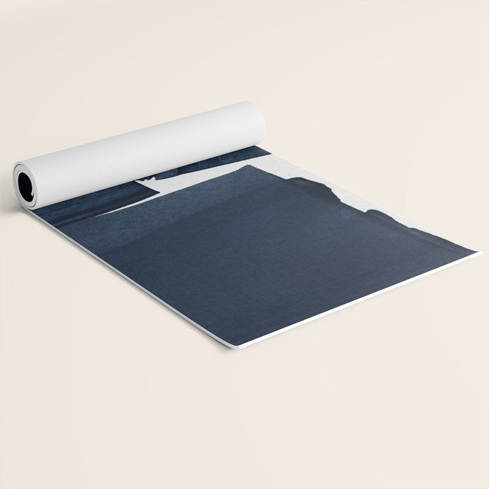 Minimalist Painting Blue I, Navy Decor Yoga Mat Gallery Image 2