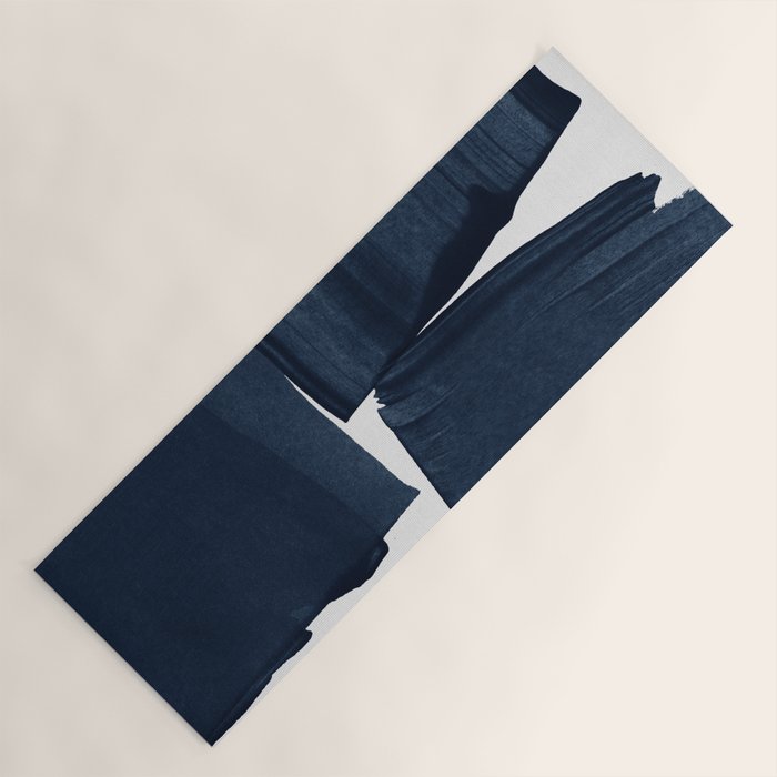 Minimalist Painting Blue I, Navy Decor Yoga Mat Gallery Image 1