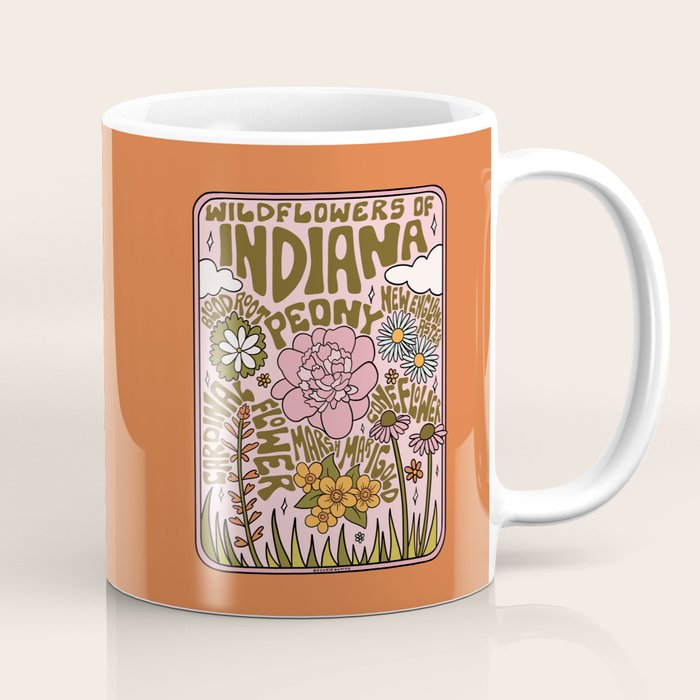 Indiana Wildflowers Coffee Mug Gallery Image 1