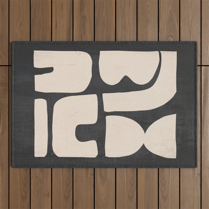 Minimal Shapes 19 Outdoor Rug Gallery Image 1