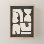 Minimal Shapes 19 Mini Art Print Gallery Image 1