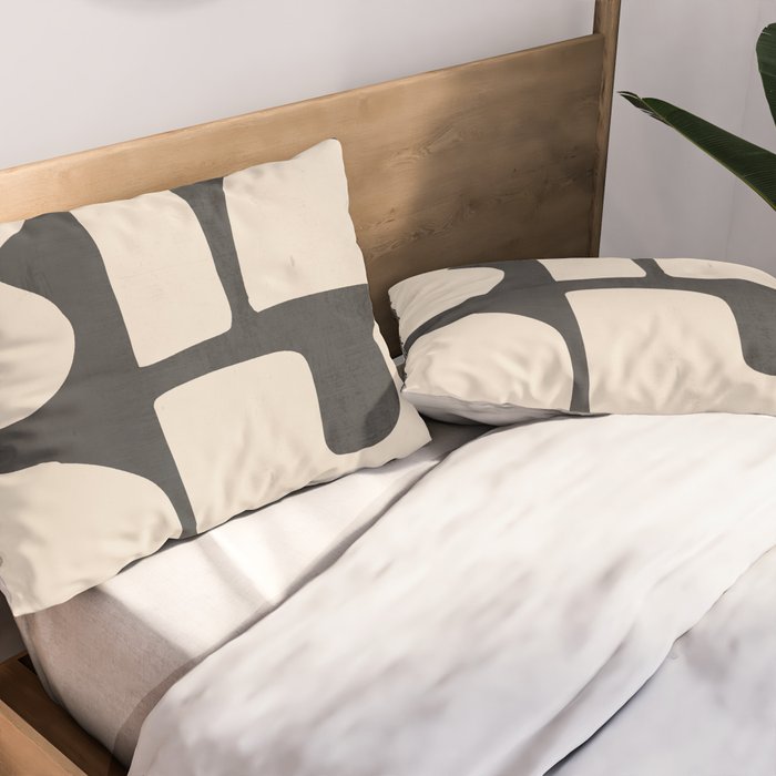 Minimal Shapes 19 Pillow Sham Gallery Image 2