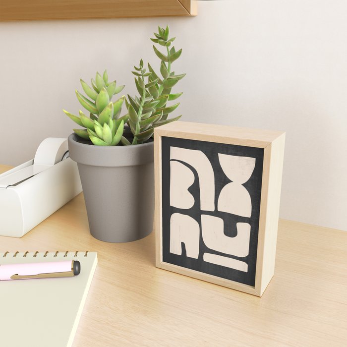 Minimal Shapes 19 Mini Art Print Gallery Image 2