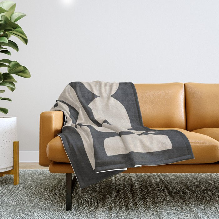 Minimal Shapes 19 Throw Blanket Gallery Image 1