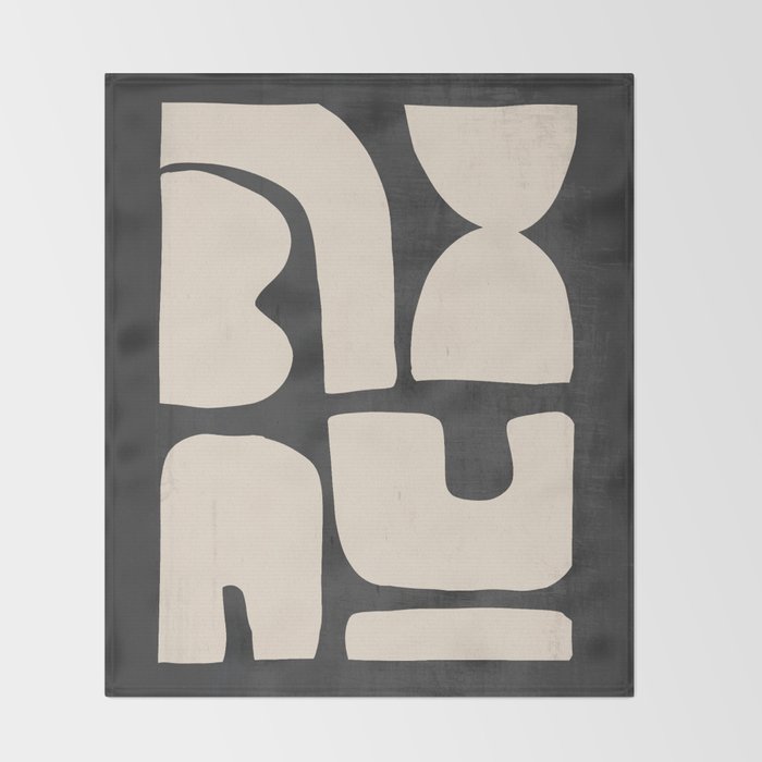 Minimal Shapes 19 Throw Blanket Gallery Image 2
