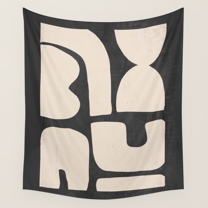 Minimal Shapes 19 Wall Tapestry Gallery Image 4