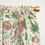 Swedish Floral - Cream Window Curtain Gallery Image 2
