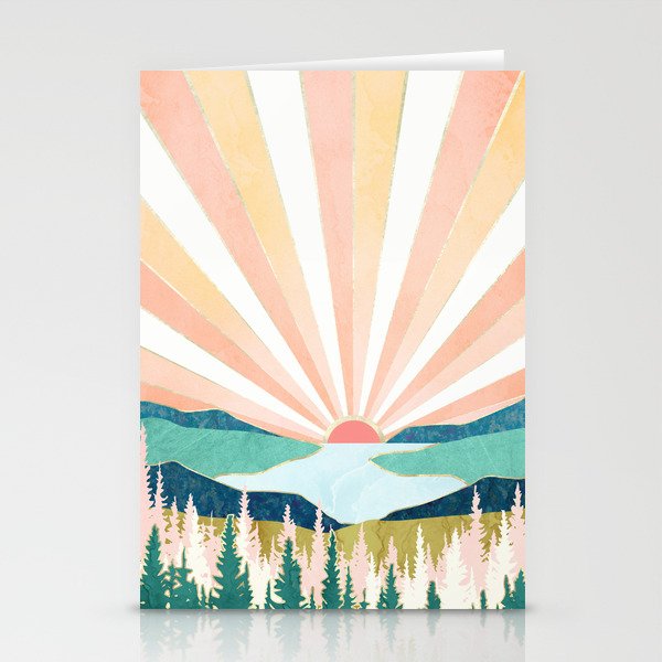 Summer Sunset Stationery Card Gallery Image 1