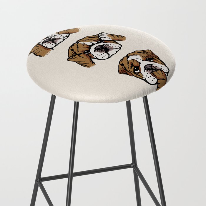 No Evil English Bulldog Stool Gallery Image 2