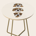 No Evil English Bulldog Side Table Gallery Image 2
