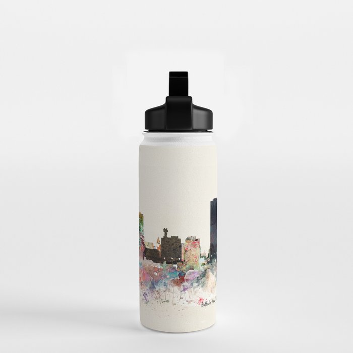 buffalo city new york Water Bottle Gallery Image 2