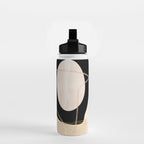 mid century shapes abstract painting Water Bottle Gallery Image 2