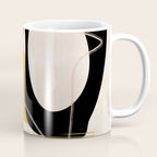 mid century shapes abstract painting Coffee Mug Gallery Image 1
