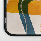 mid century shapes abstract painting Laptop Sleeve Gallery Image 3