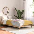 Bubble Gum Sneaky Llama in Yellow Comforter Gallery Image 2